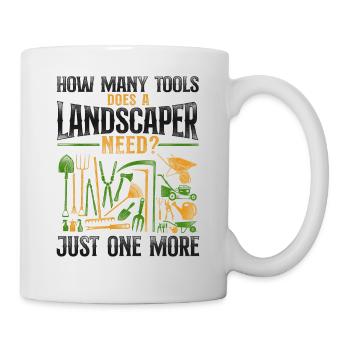 Landscaper Landscaping Landscape - Tasse - Weiß - Rechts
