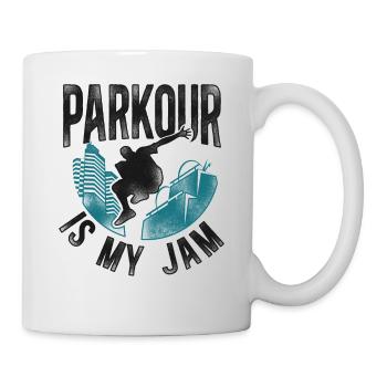 Parkour Free Running Traceur - Mug blanc - blanc - Droite