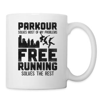 Parkour Free Running Traceur - Mug - white - Right