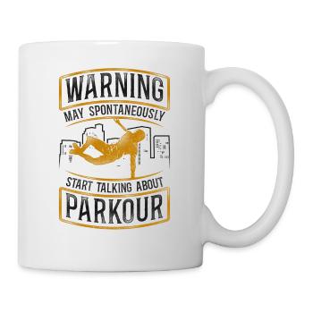 Parkour Free Running Traceur - Mug - white - Right