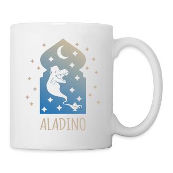 AlaDino (Dinosaurier-Wunderlampe-Edition) - Tasse - Weiß - Rechts
