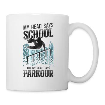Parkour Free Running Traceur - Mug - white - Right