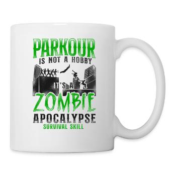 Parkour Free Running Traceur - Mug blanc - blanc - Droite