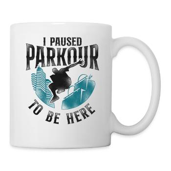Parkour Free Running Traceur - Mug blanc - blanc - Droite