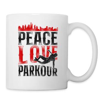 Parkour Free Running Traceur - Mug - white - Right
