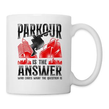 Parkour Free Running Traceur - Mug - white - Right