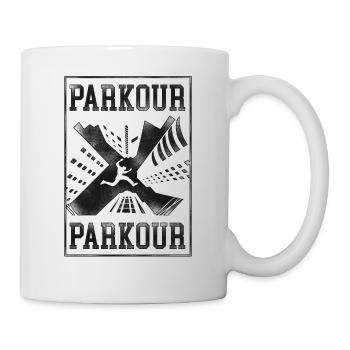 Parkour Free Running Traceur - Mug - white - Right