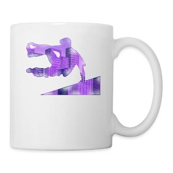 Parkour Free Running Traceur - Tasse - Weiß - Rechts