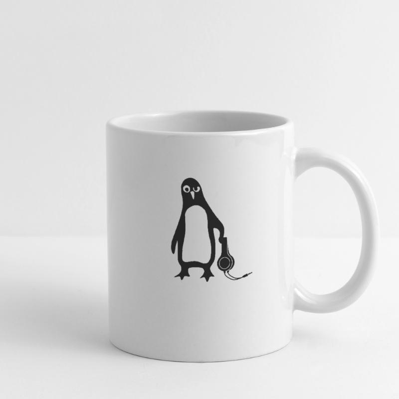 Pinguin Linux Tasse