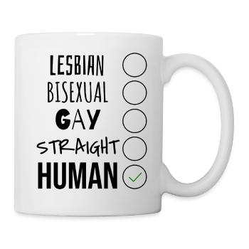 WE ARE ALL HUMANS - Mug - white - Right