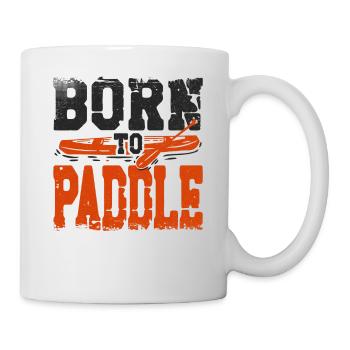 Canoe Canoeing Vintage Retro Born - Mug - white - Right