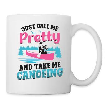 canoë canoë fille Appelez-moi simplement - Mug blanc - blanc - Droite