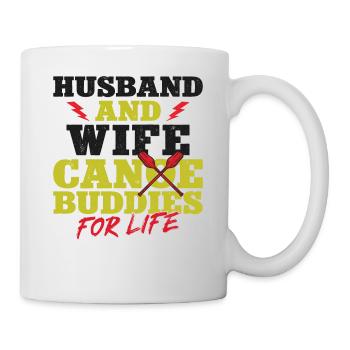Canoe Canoeing Marriage Wedding - Tasse - Weiß - Rechts