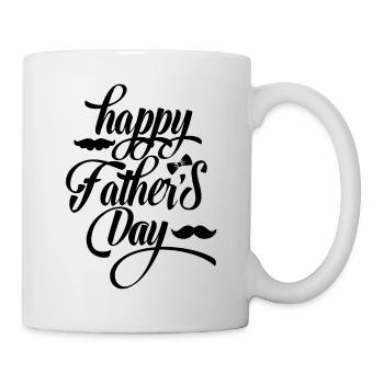 HAPPY FATHERS DAY BLACK - Mug - white - Right