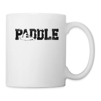 Canoe Canoeing Vintage Paddle - Tasse - Weiß - Rechts