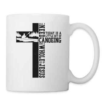 Canoë Canoë Jesus Cross Vintage - Mug blanc - blanc - Droite