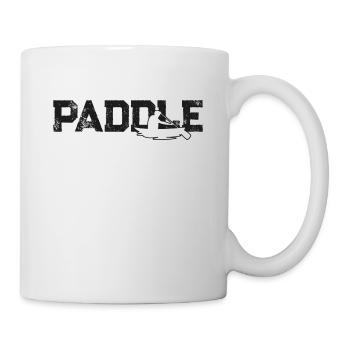 Canoe Canoeing Vintage Paddle - Tasse - Weiß - Rechts