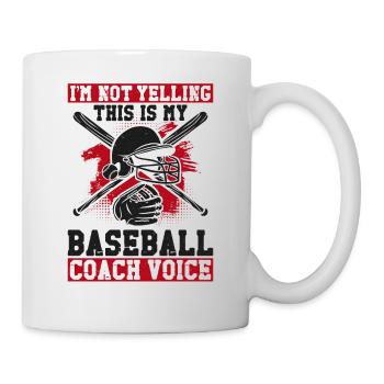 Baseball Fan Coach Vintage I'm Not - Tasse - Weiß - Rechts