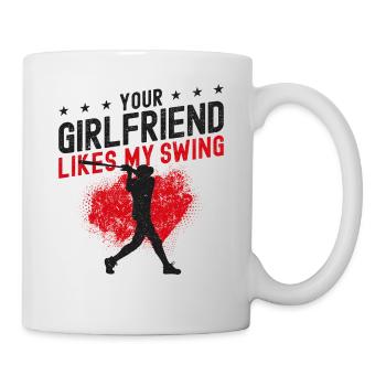 Baseball Fan Batter Vintage Votre - Mug blanc - blanc - Droite