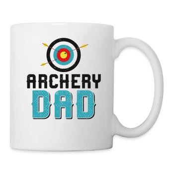 Archery Bow Archer Dad Father - Mug - white - Right