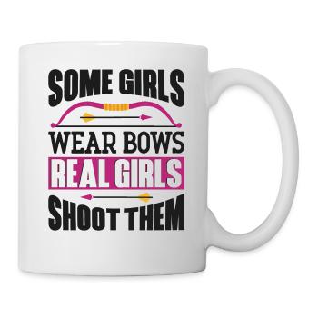Archery Bow Archer Girl Some Girls - Mug - white - Right