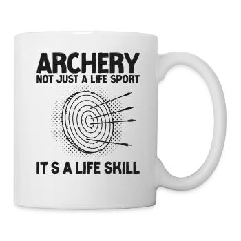 Archery Bow Archer Vintage Target - Mug - white - Right