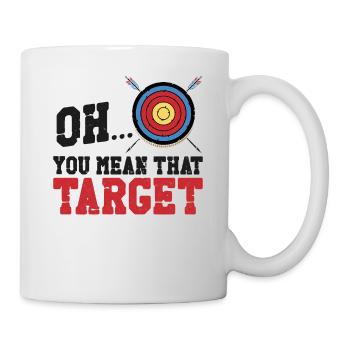 Archery Bow Archer Vintage Target - Tasse - Weiß - Rechts