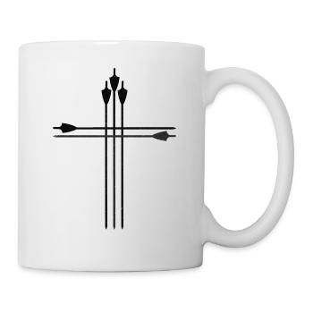 Archer Archer Archer Foi Jésus - Mug blanc - blanc - Droite