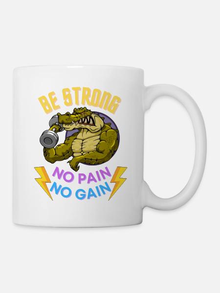 SEI STARK CROCO CLAIR - Tasse - Weiß