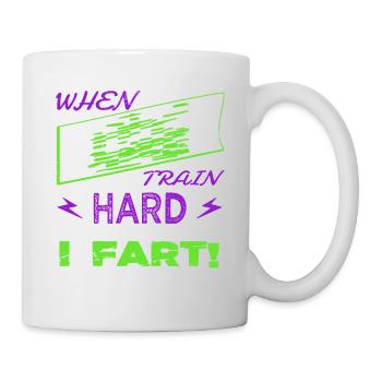 volleyball barbells birthday present idea winter - Mug - white - Right