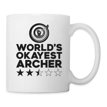 Archery Bow Archer Target World's - Mug blanc - blanc - Droite