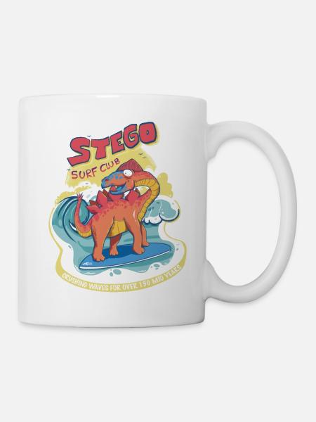 Stego surf club - Tasse - Weiß