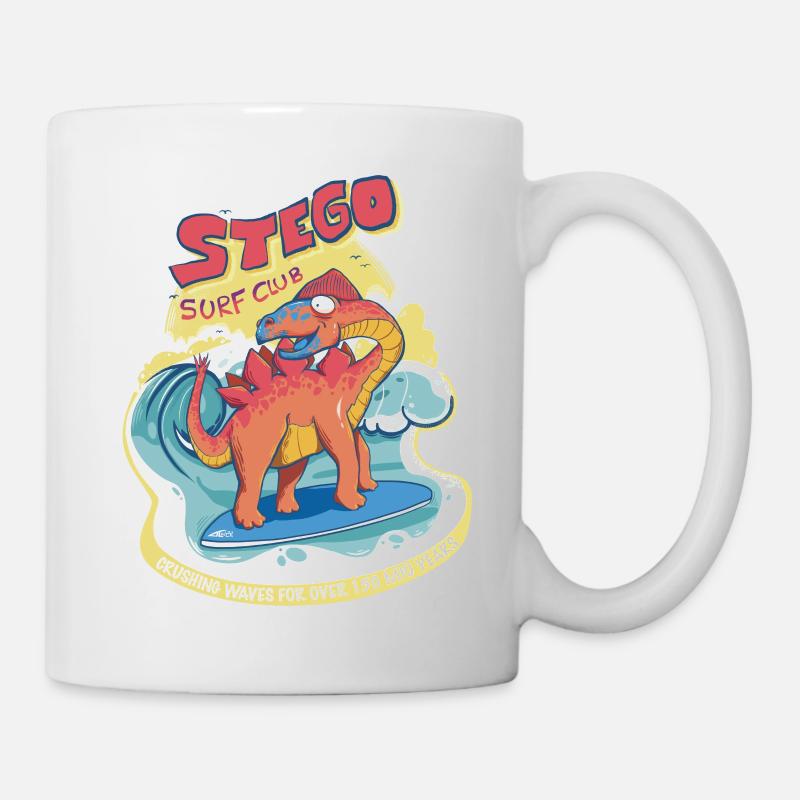 Club de surf Stego - Mug blanc - blanc