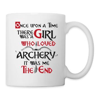 Archery Bow Archer Vintage Once - Tasse - Weiß - Rechts