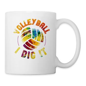 Volleyball Player Team Tie Dye - Mug - white - Right
