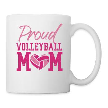 Joueuse de volleyball Équipe Maman Mère - Mug blanc - blanc - Droite