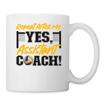 Volleyball Player Team Assistant - Mug - white - Right