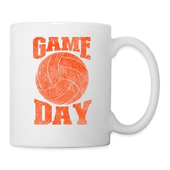 Volleyball Player Team Vintage - Tasse - Weiß - Rechts