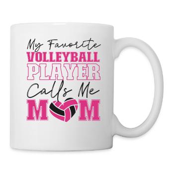 Volleyball Player Team Mom Mother - Mug - white - Right