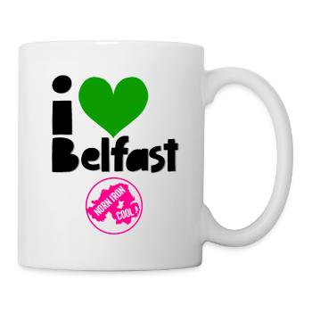 Belfast Nordirland - Tasse - Weiß - Rechts