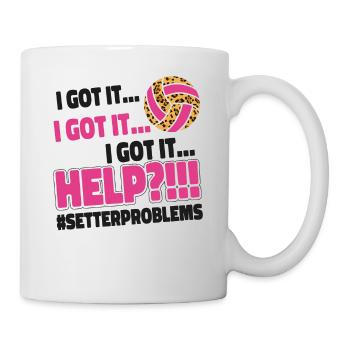 Joueur de volleyball Team Setter - Mug blanc - blanc - Droite