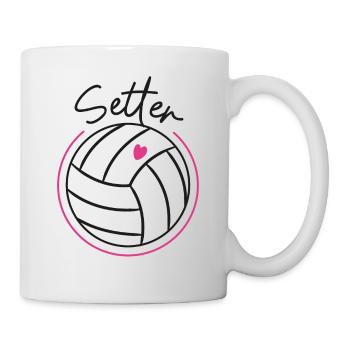 Joueur de volleyball Team Setter - Mug blanc - blanc - Droite