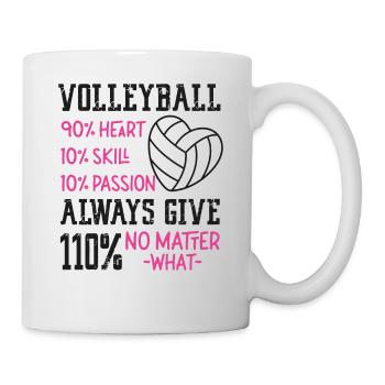 Volleyball Player Team Volleyball - Mug - white - Right