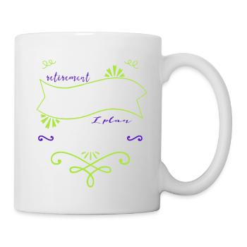 awesome bday girlsgolf fun happy golfjersey - Tasse - Weiß - Rechts
