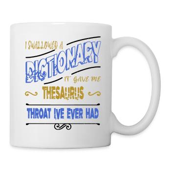 editer copywriter article birthday present idea - Mug - white - Right