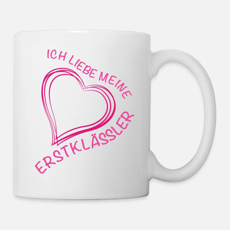 Ich liebe meine Erstklässler - Grundschullehrerin - Tasse - Weiß
