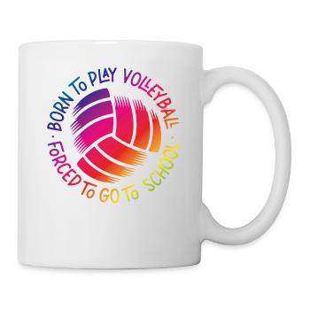 Volleyball Player Team Born To - Mug - white - Right