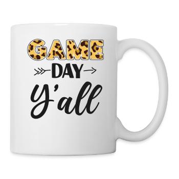 Volleyball Player Team Leopard - Mug - white - Right