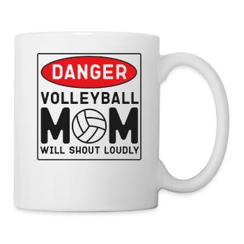 Volleyball Player Team Mom Mother - Mug - white - Right
