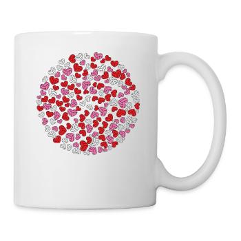 Volleyball Player Team Valentines - Mug - white - Right